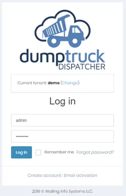 Login Screen