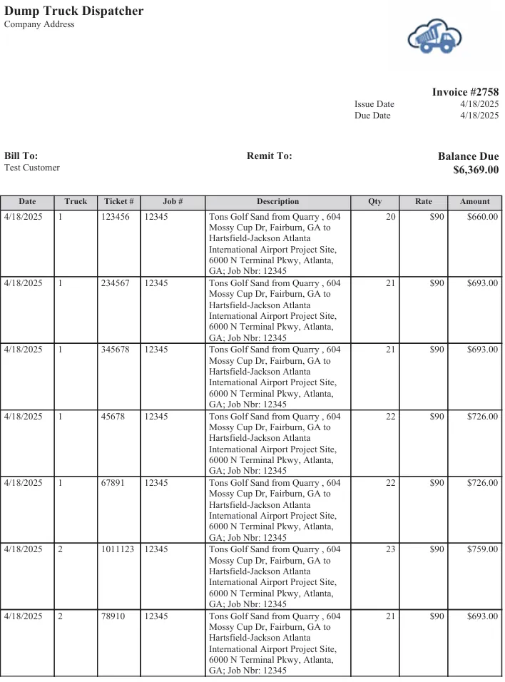Invoice template 5