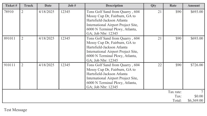 Invoice template 4